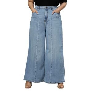 famnbro womens rhinestone jeans baggy y2k high waisted straight wide