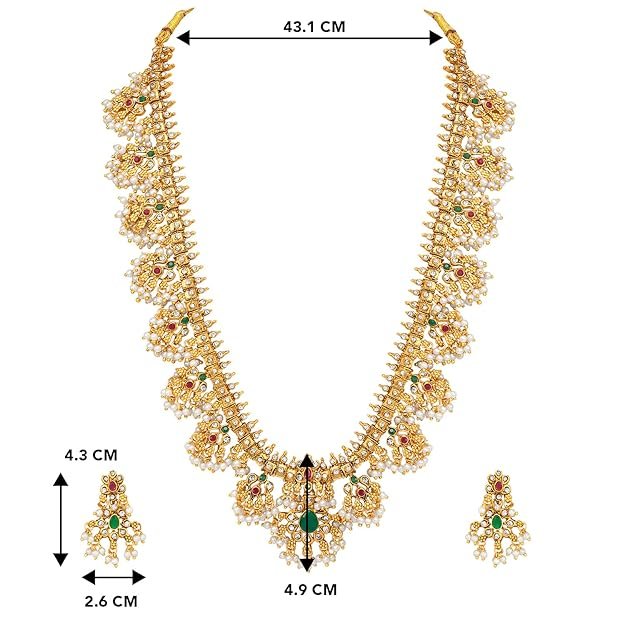 bridal dulhan alloy gold plated jewellery set for girls & women bridal dulhan alloy gold plated jewellery set for girls & women