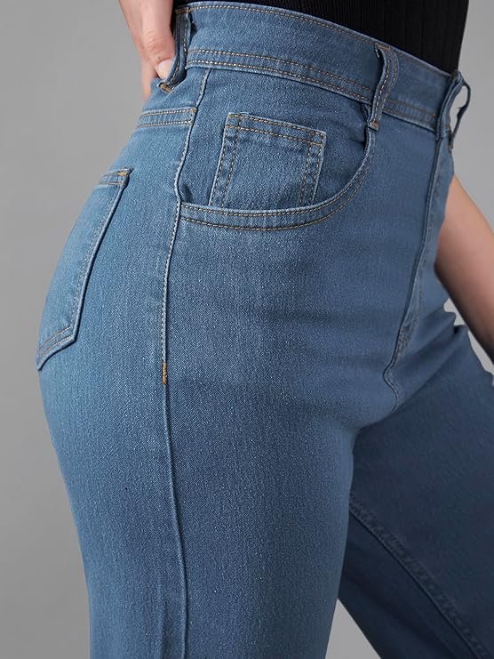 only women mild bootcut fit high rise jeans | flared everyday jeans for women only women mild bootcut fit high rise jeans | flared everyday jeans for women