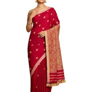 woven pure eri saree